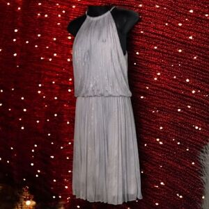 Calvin Klein White Halter Dress (10)